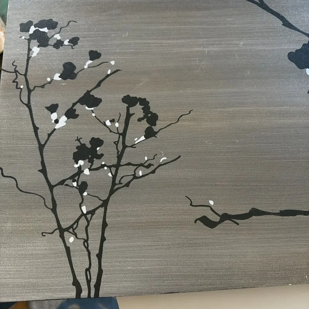 SET OF 4 Easy Clean Tree Abstract Vintage HEAT RESISTANT TABLE PLACEMENTS Wooden